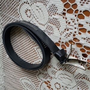 San Giorgio black studed belt woman Mediun